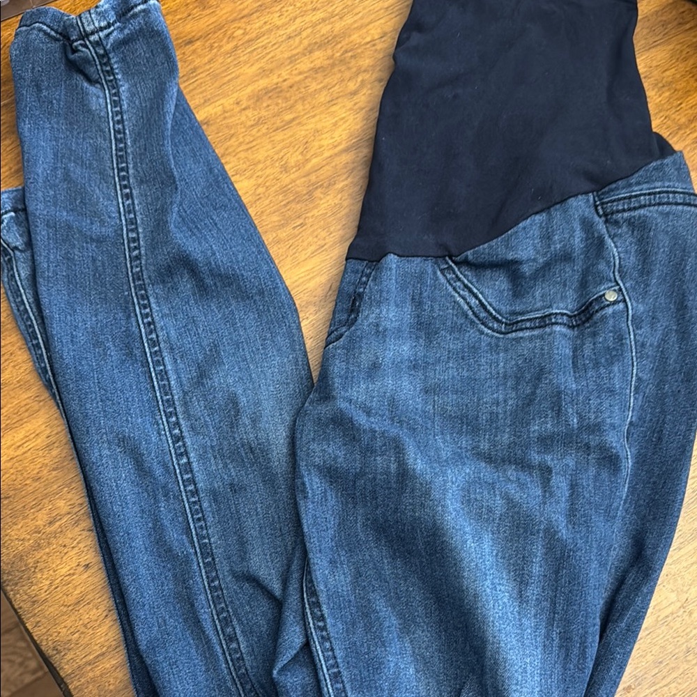 Women's Blue Maternity Jeans